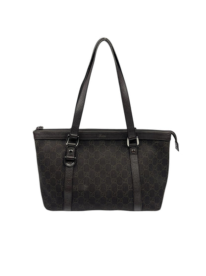 Dark Brown Monogram Shoulder Bag