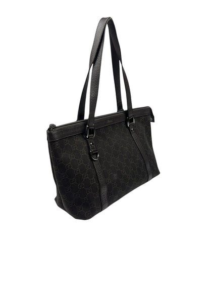 Dark Brown Monogram Shoulder Bag