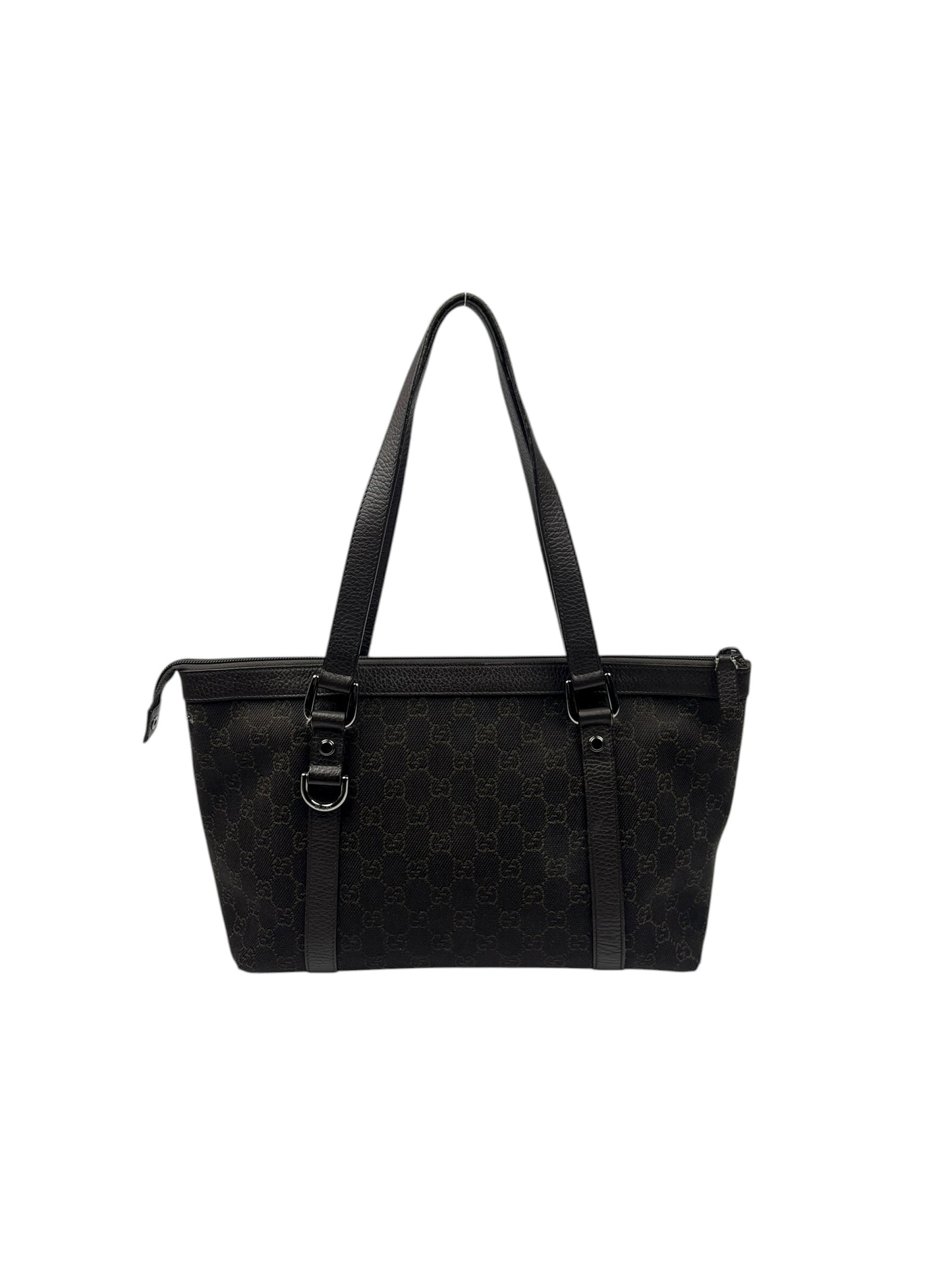 Dark Brown Monogram Shoulder Bag