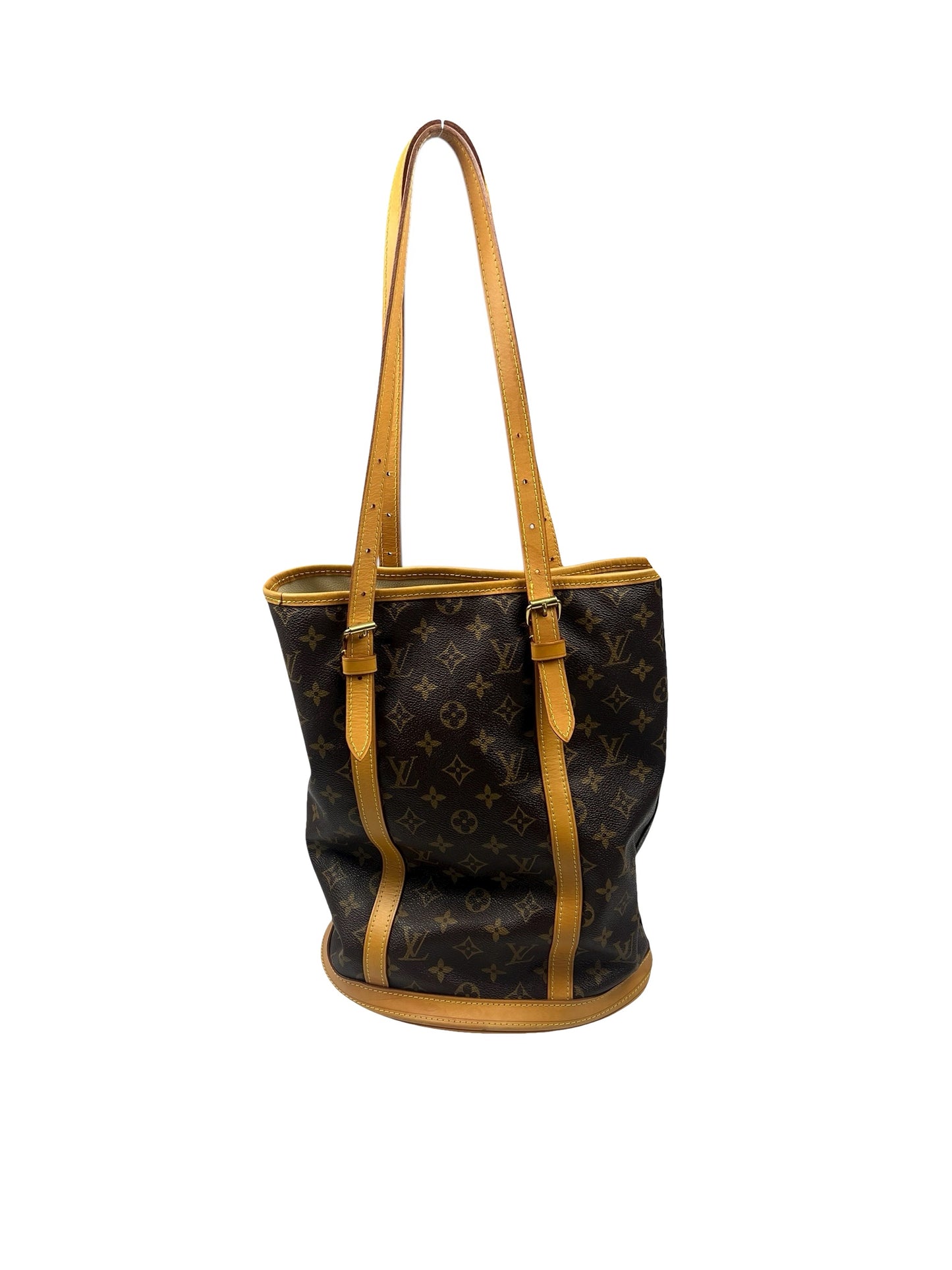 Brown Monogram Bucket Bag