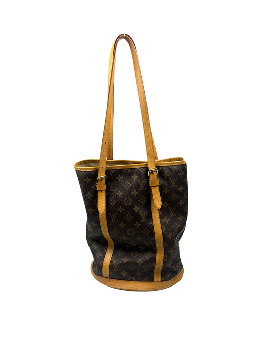 Brown Monogram Bucket Bag