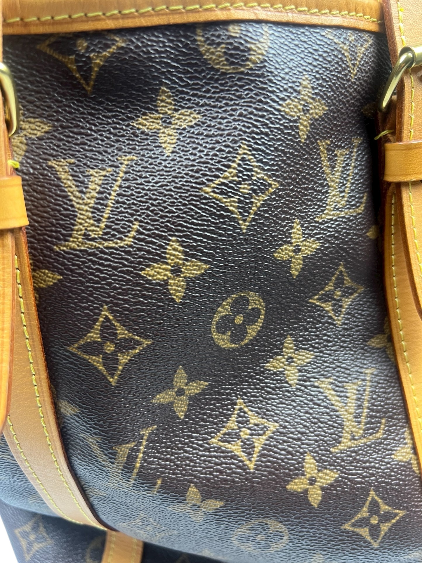 Brown Monogram Bucket Bag