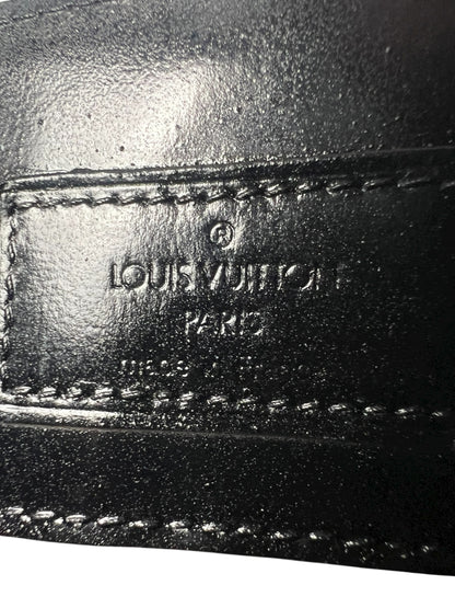 Black Vernis Leather Reed Bag