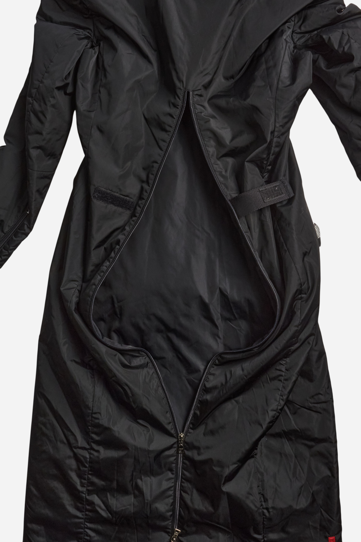 Prada Red Tab Black Dress Jacket