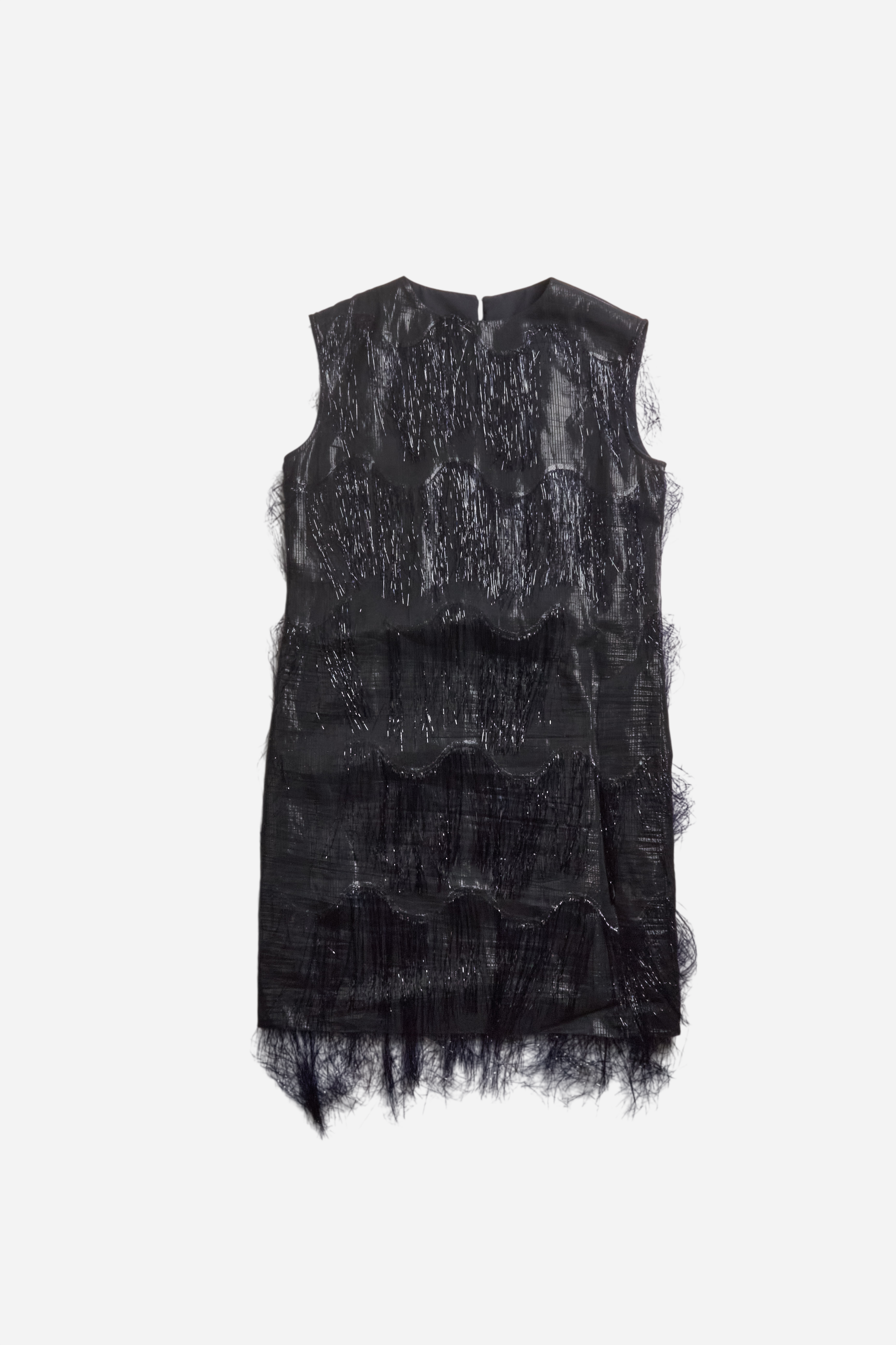 Maison Margiela 2011 Black Fringe Dress