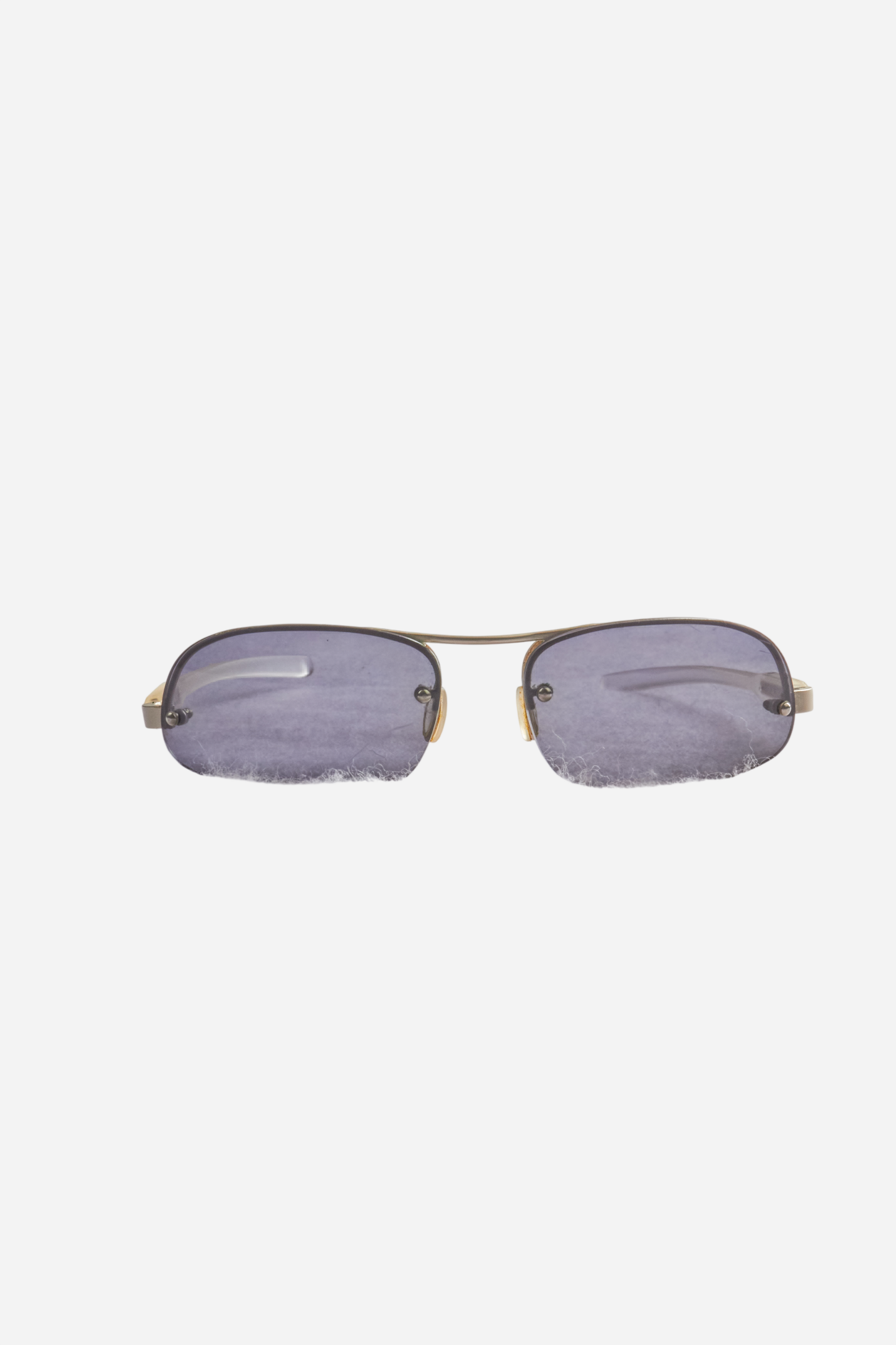 Prada Silver Smoked Glass Sunglasses