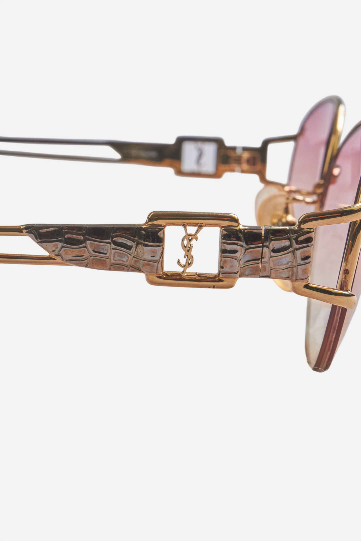 Yves Saint Laurent Gold Sunglasses