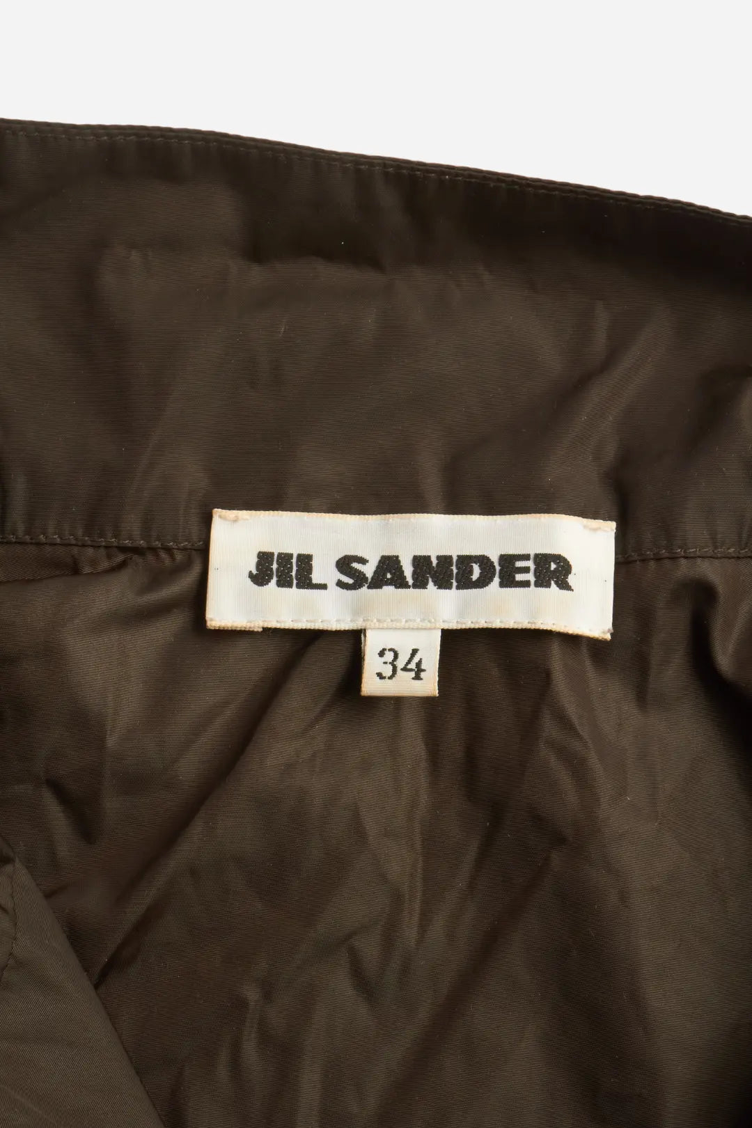 Jil Sander Brown Nylon Jacket