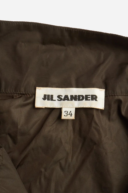 Jil Sander Brown Nylon Jacket