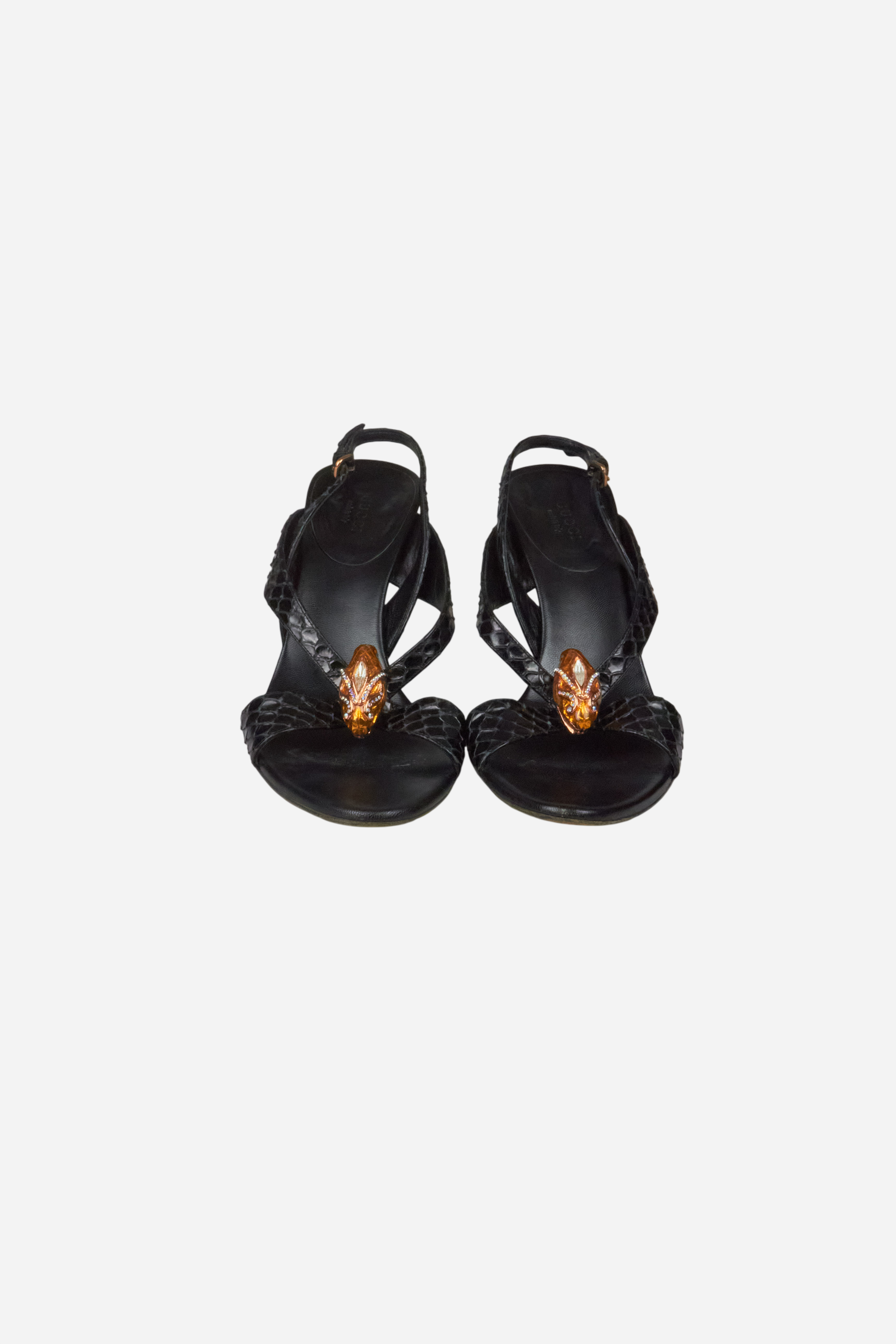 Gucci Tom Ford S/S04 Dragonhead Snakeskin heels