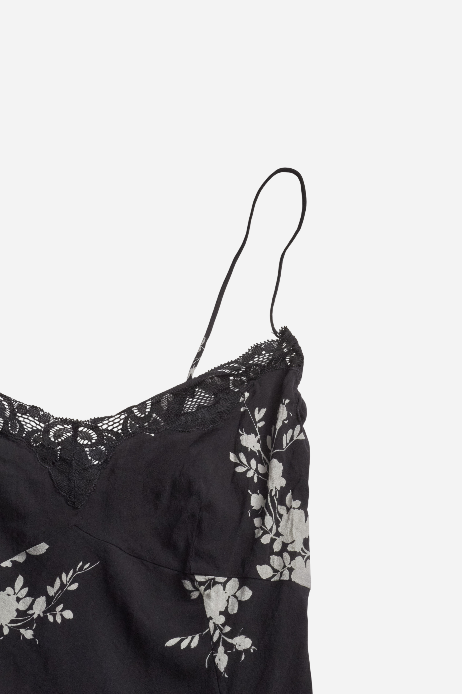 Dolce & Gabbana S/S02 Black Flower Print Top