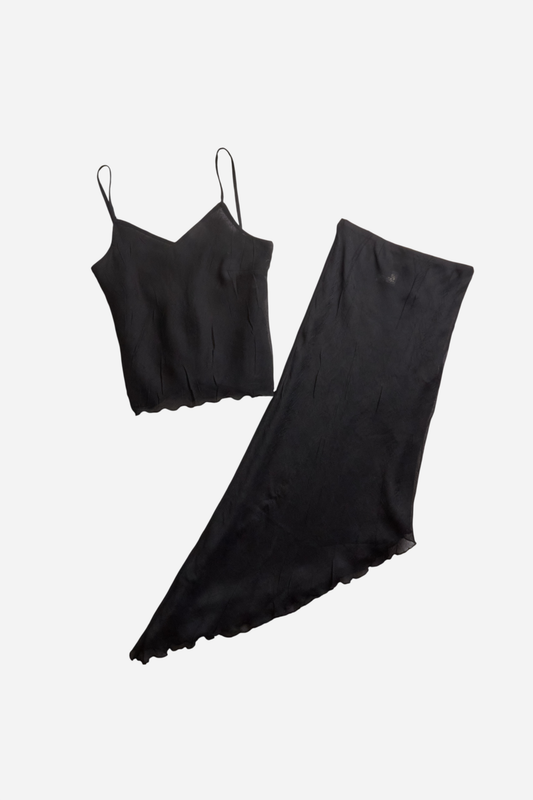 Cavalli Black Sheer Set