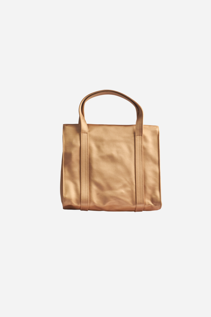 Prada Gold Satin Triangle Bag