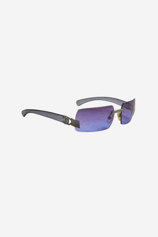 Chanel Purple Tinted Sunglasses
