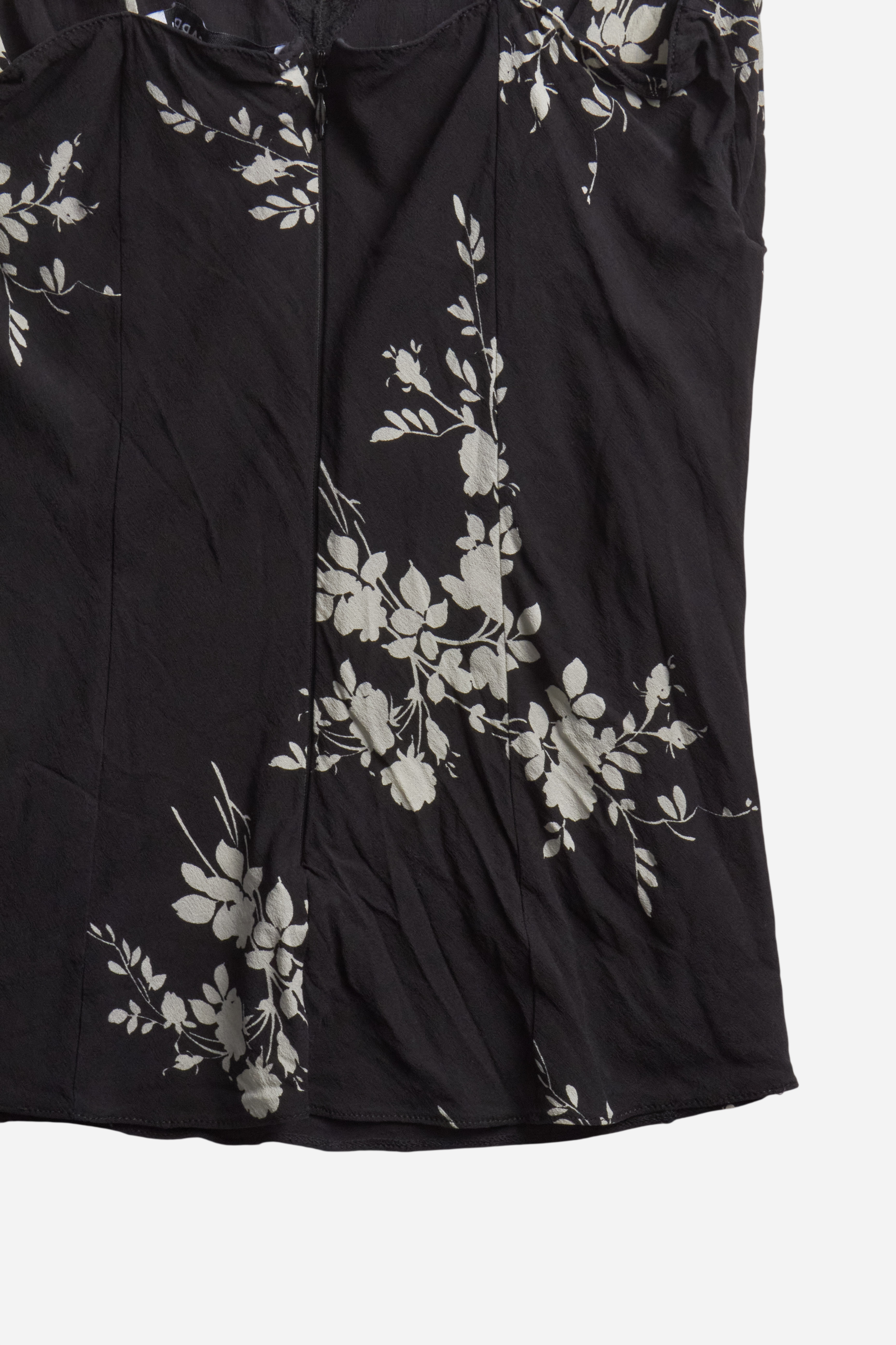 Dolce & Gabbana S/S02 Black Flower Print Top