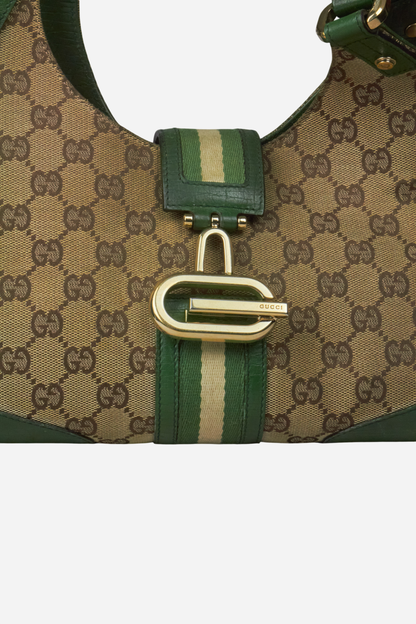 Gucci Green G-Buckle Jackie Bag