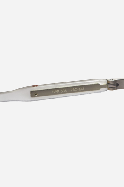 Prada Silver Smoked Glass Sunglasses