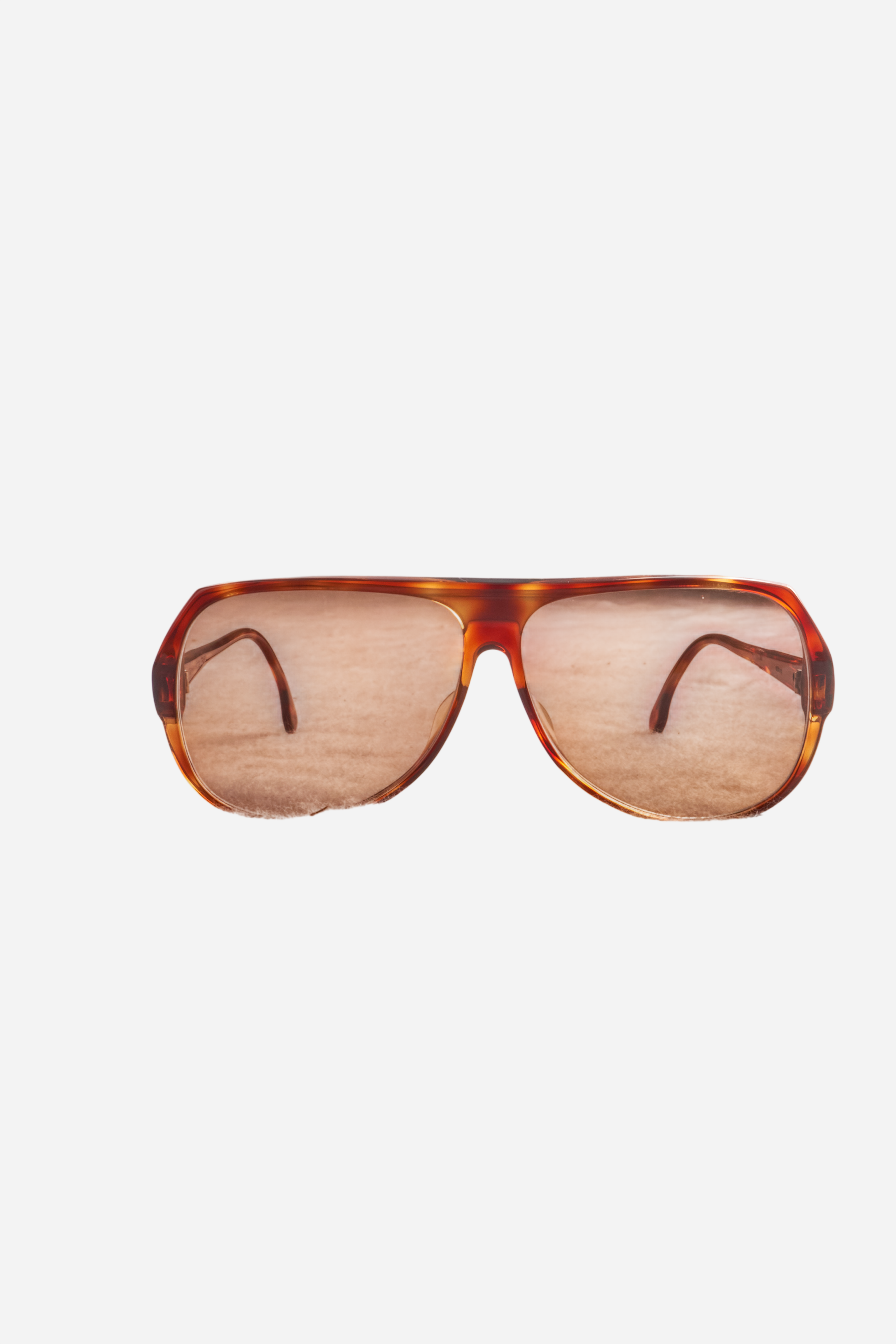 Yves Saint Laurent Brown Aviator Sunglasses
