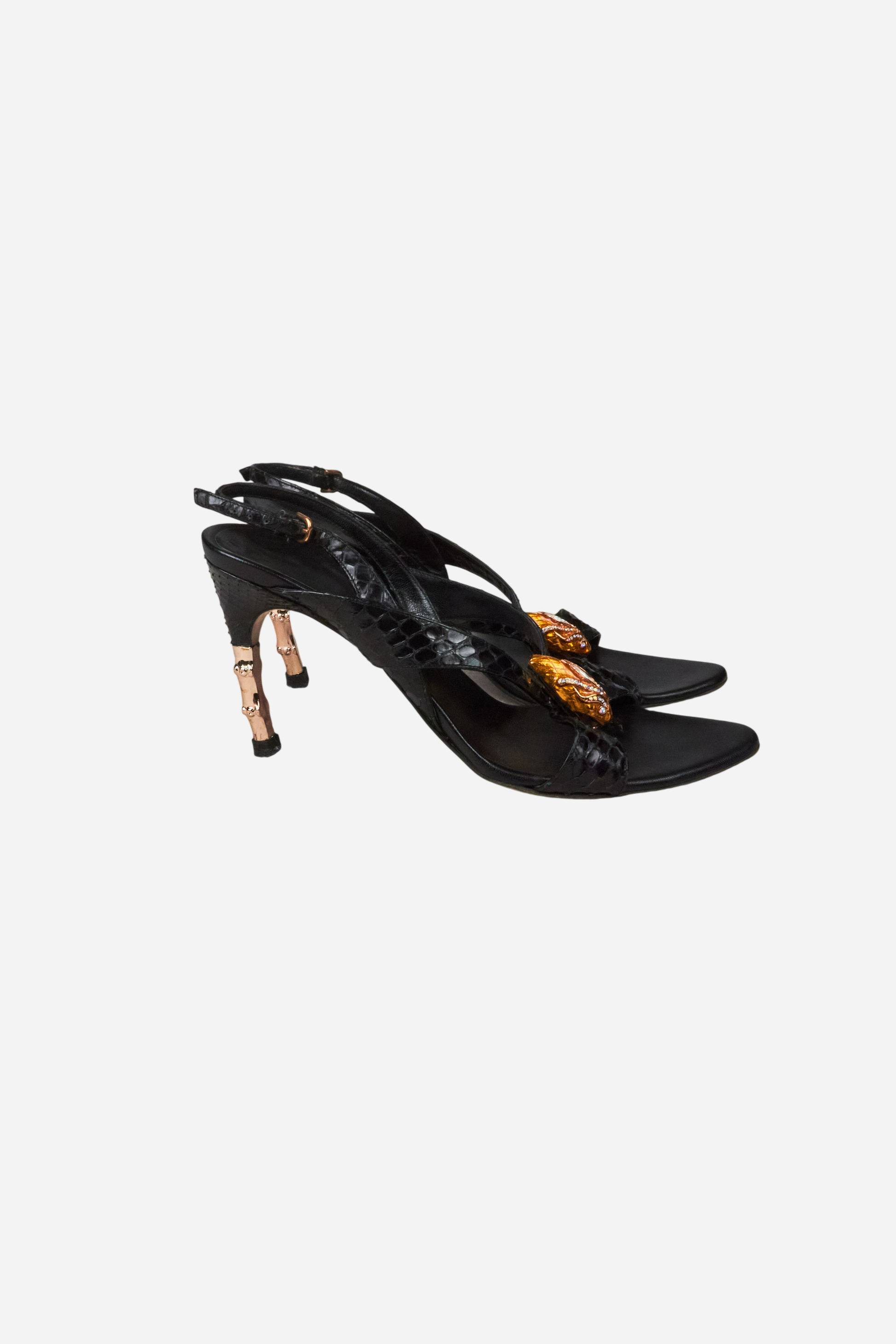 Gucci Tom Ford S/S04 Dragonhead Snakeskin heels