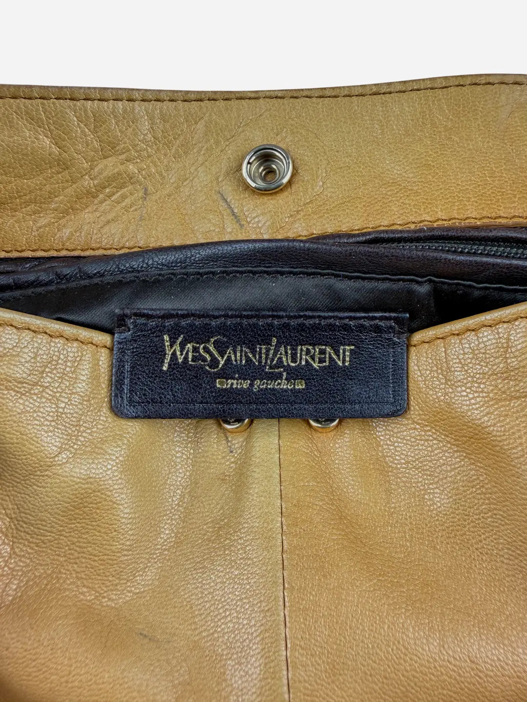 Yves Saint Laurent Yellow Leather Mala Mala Mombasa