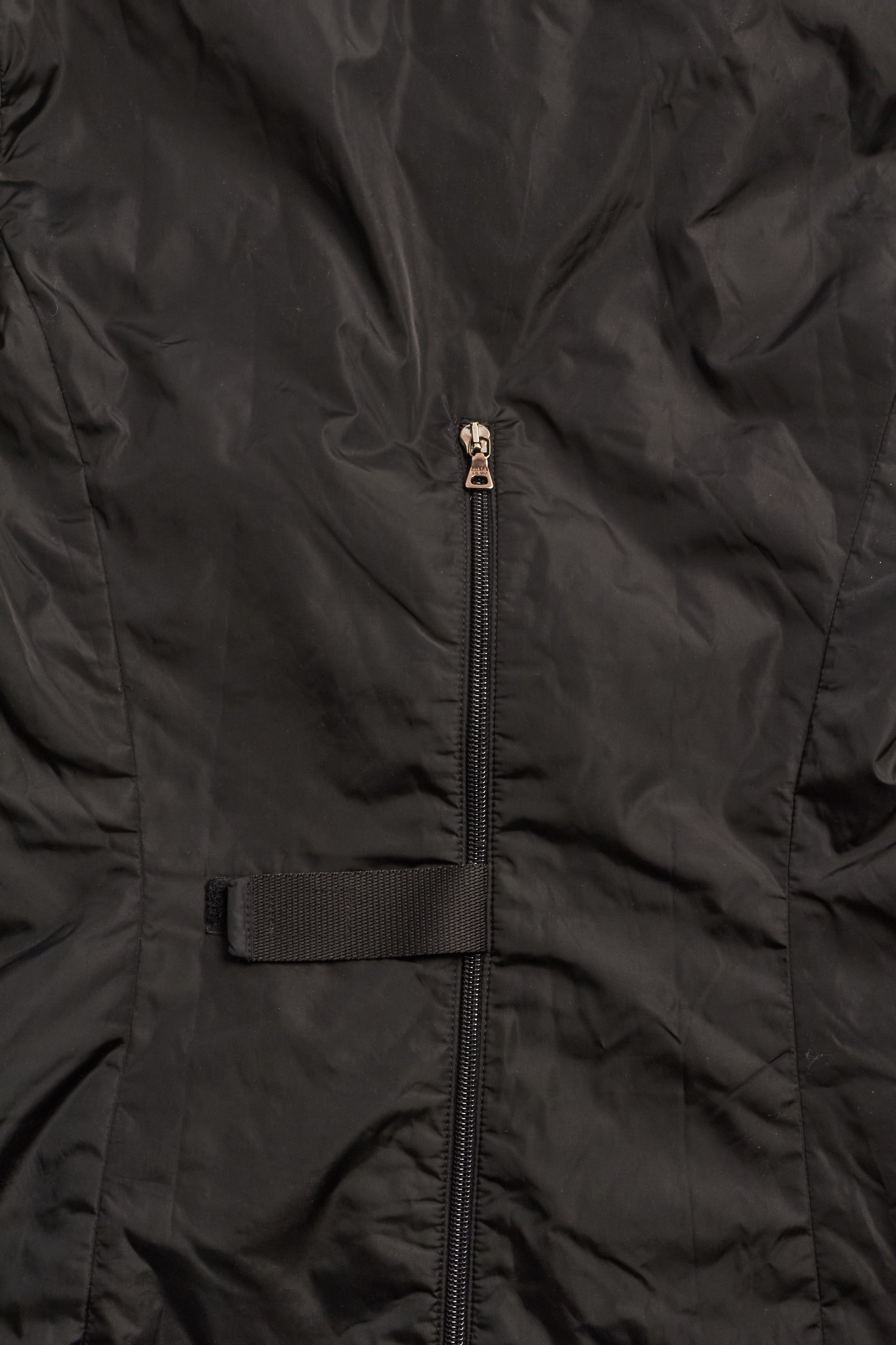 Prada Red Tab Black Dress Jacket