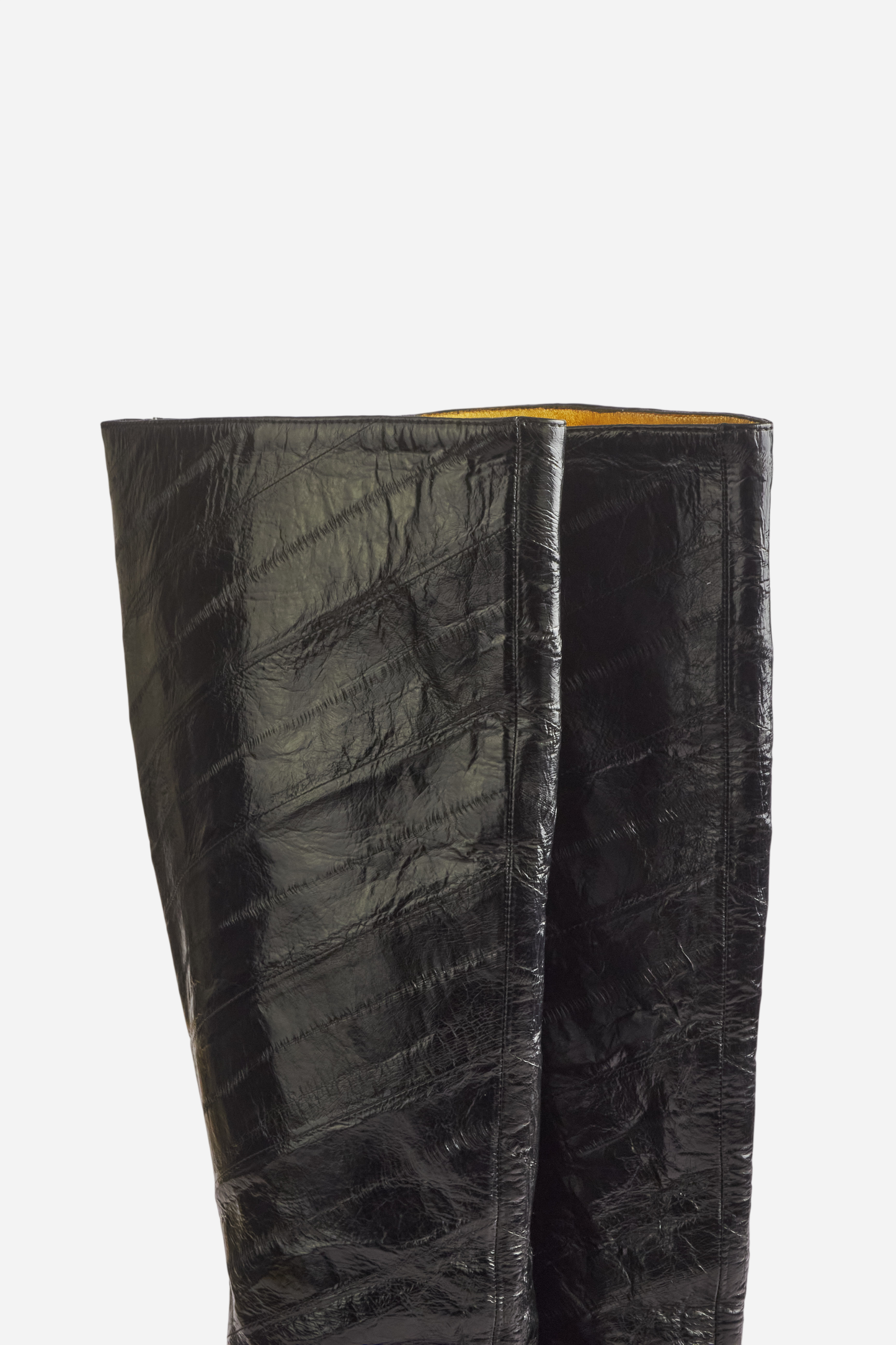 Dolce & Gabbana Black Eel Leather Boots