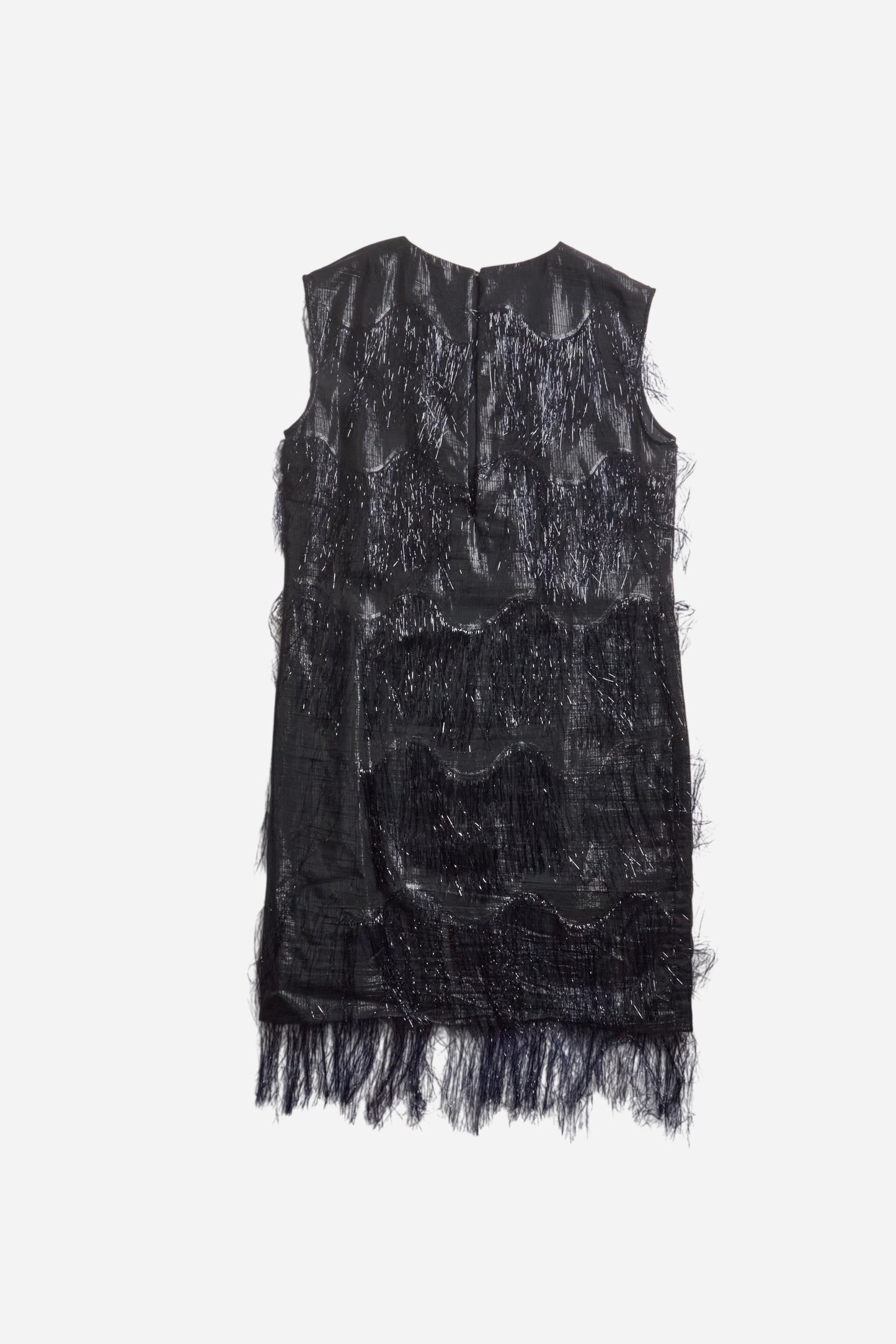 Maison Margiela 2011 Black Fringe Dress