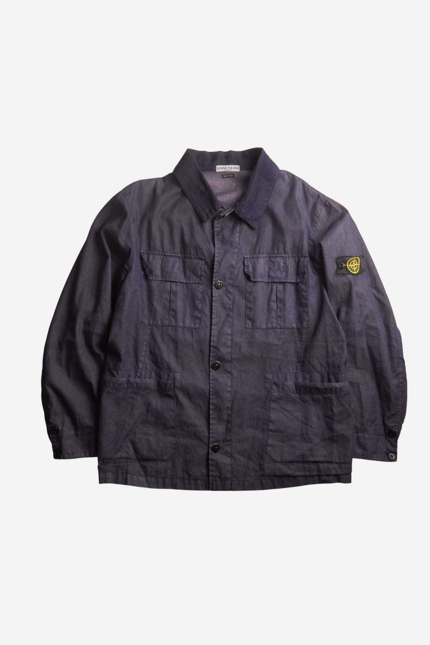 Stone Island Blue Mesh Badge Jacket