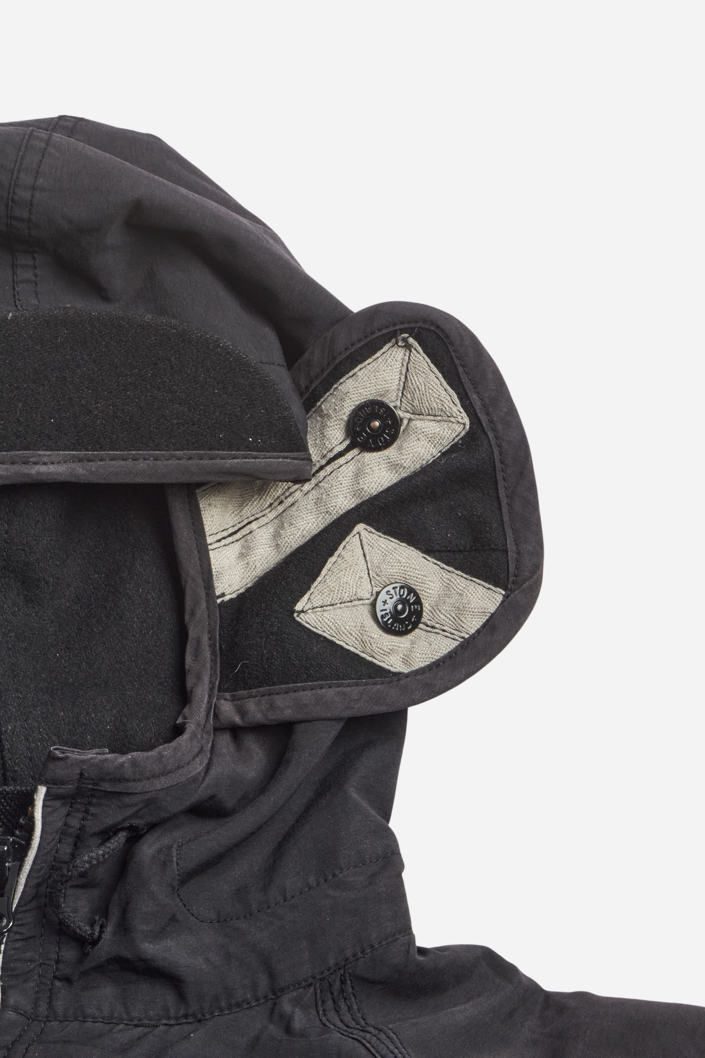 Stone Island A/W03 Black Hooded Jacket