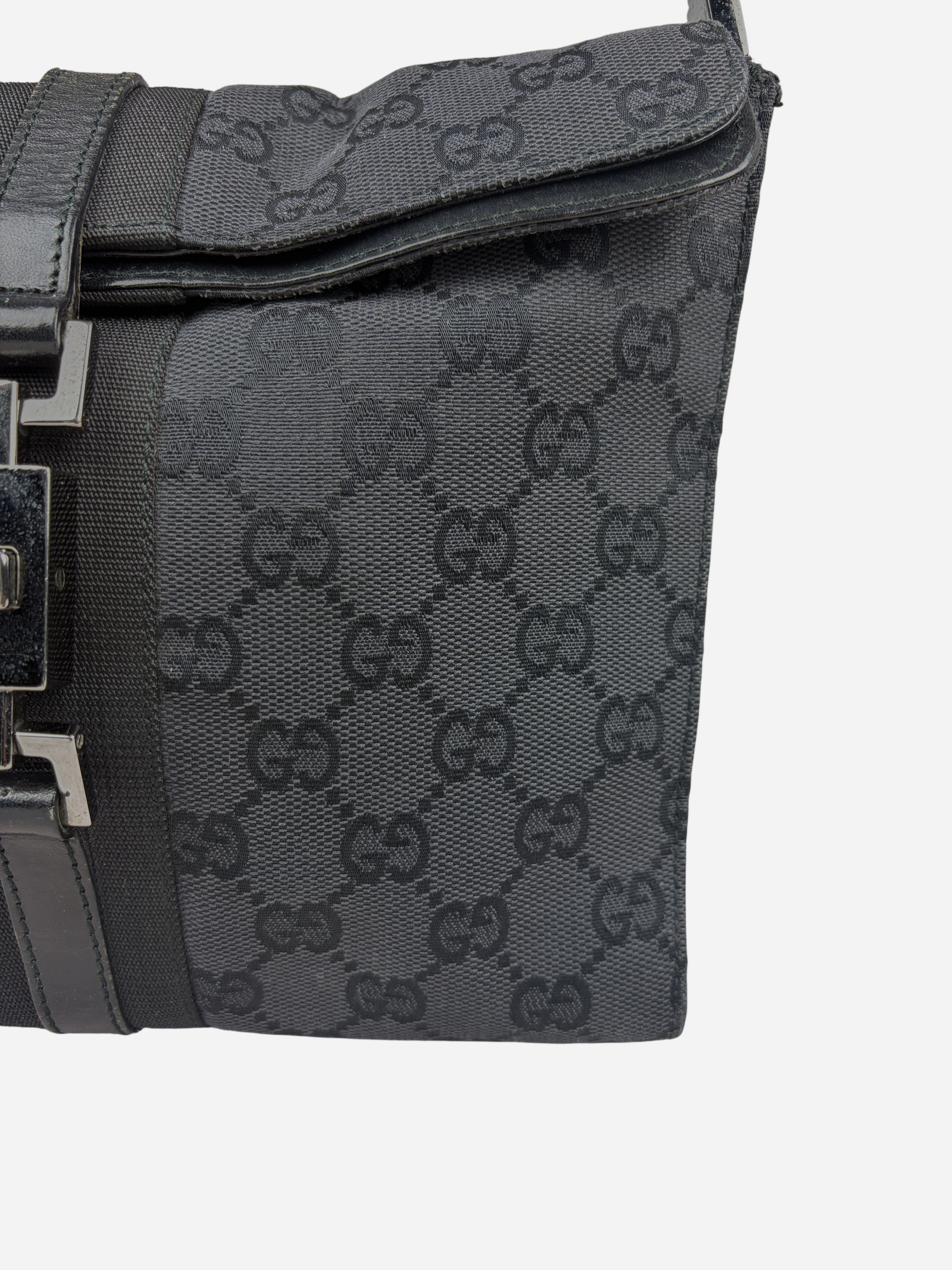 Gucci Black Monogram Jackie Model Bag