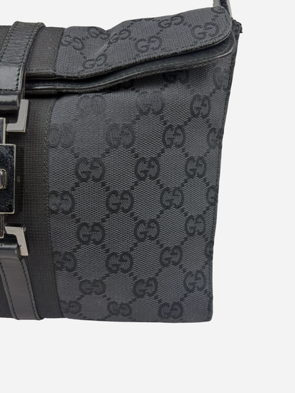 Gucci Black Monogram Jackie Model Bag