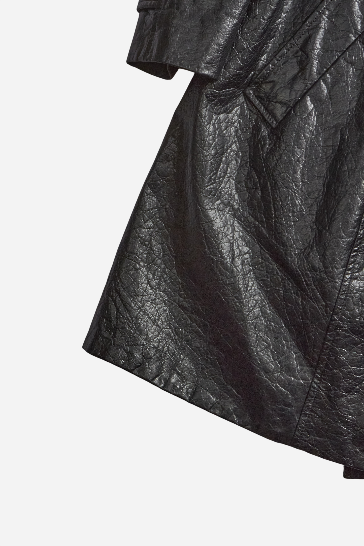 Miu Miu Black Leather Coat