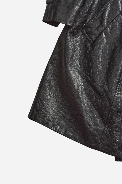 Miu Miu Black Leather Coat