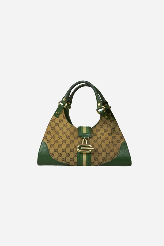 Gucci Green G-Buckle Jackie Bag