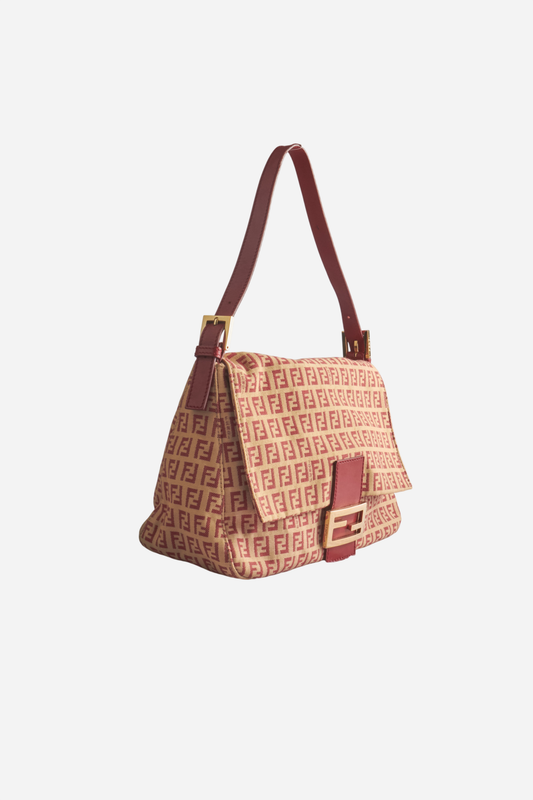 Fendi Red Monogram Big Mamma Bag