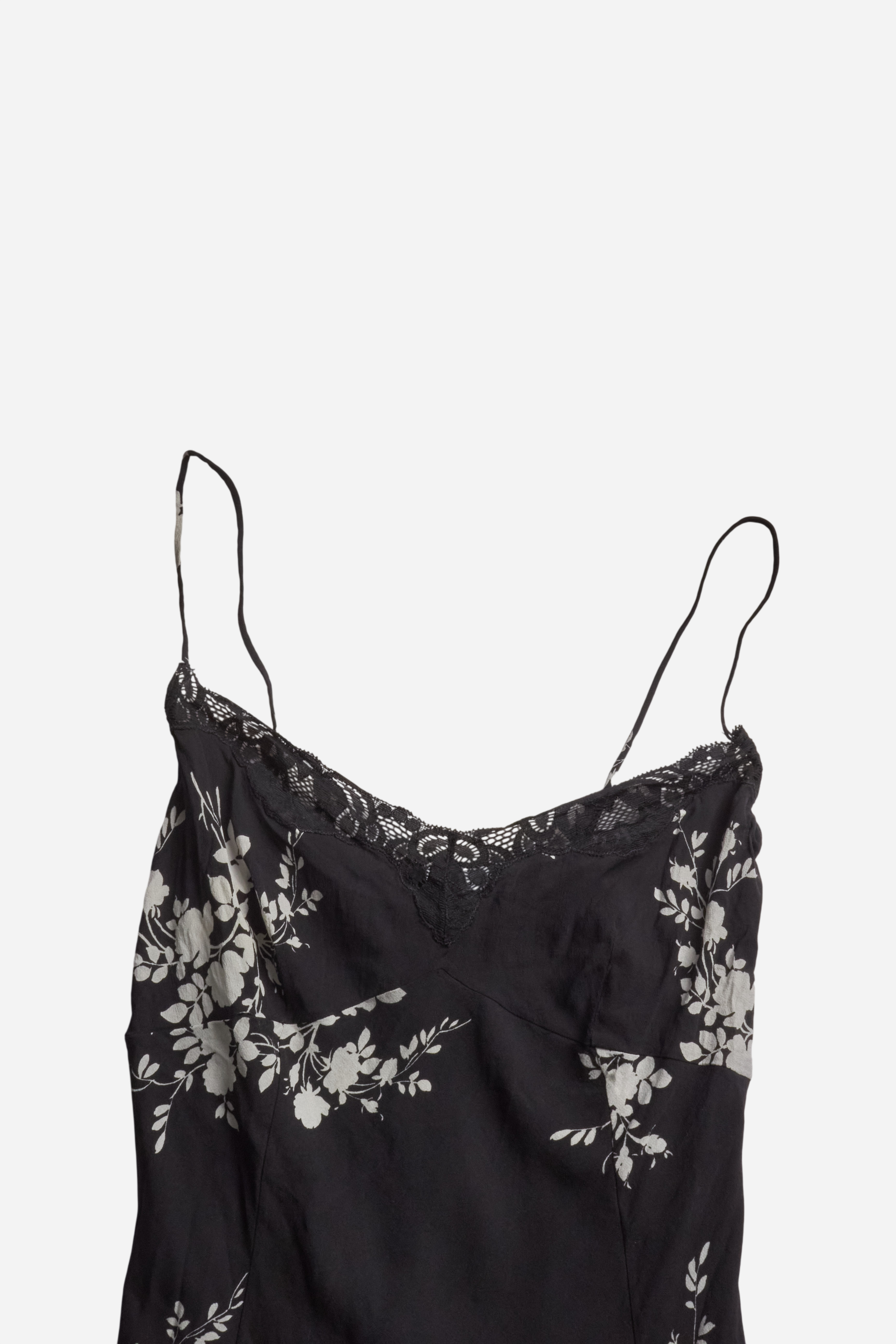 Dolce & Gabbana S/S02 Black Flower Print Top