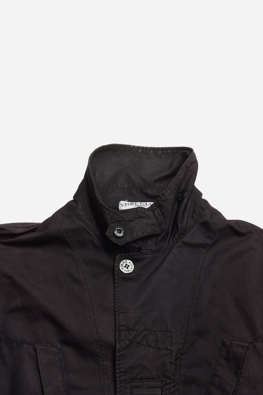 Stone Island Black Chest Logo Jacket