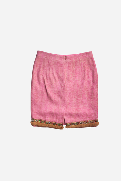 Blumarine Pink Fur Set