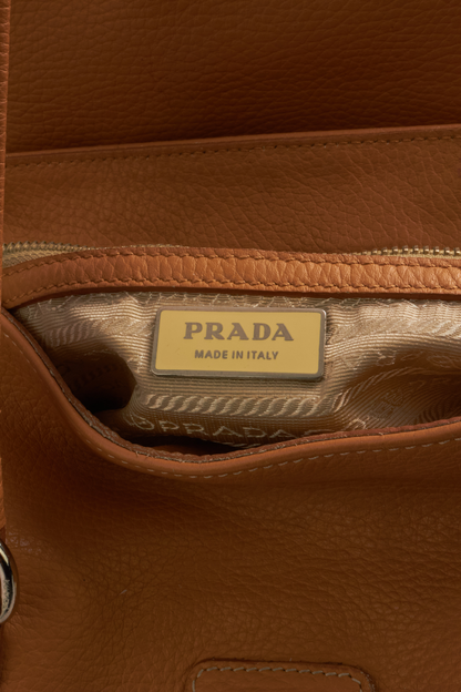 Prada Cognac Leather Bag