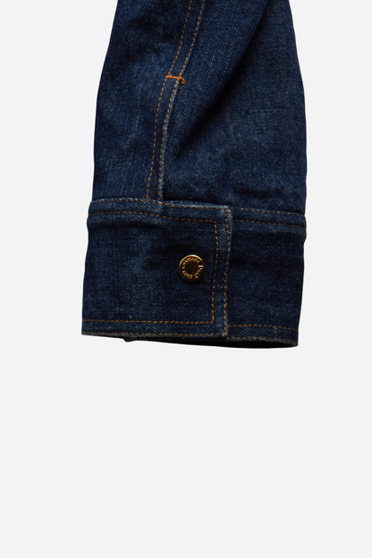 Dolce & Gabbana Blue Denim Work Jacket