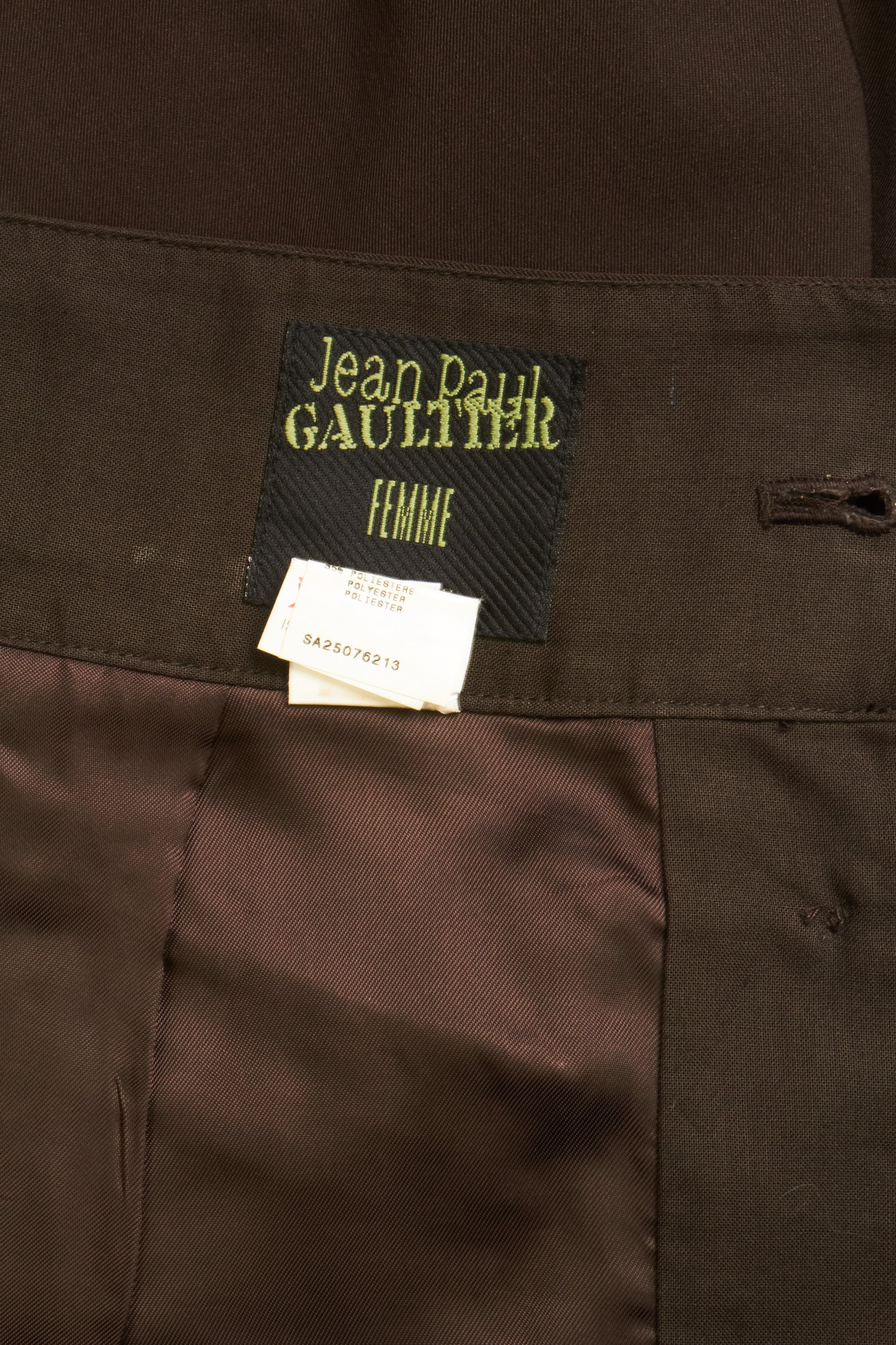 Jean Paul Gaultier Brown Skirt