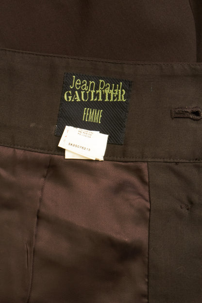 Jean Paul Gaultier Brown Skirt