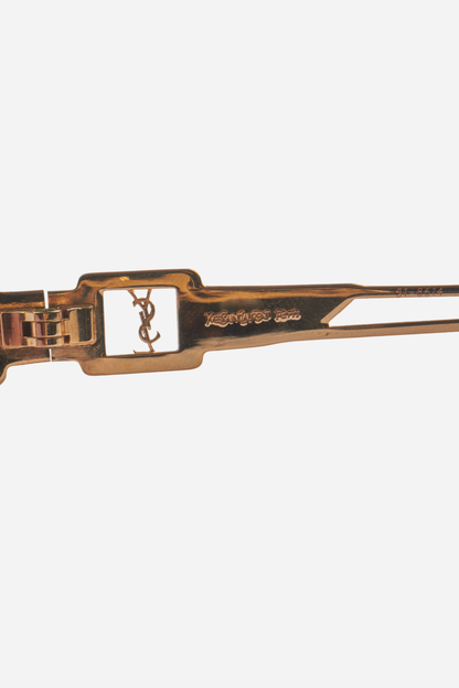 Yves Saint Laurent Gold Sunglasses