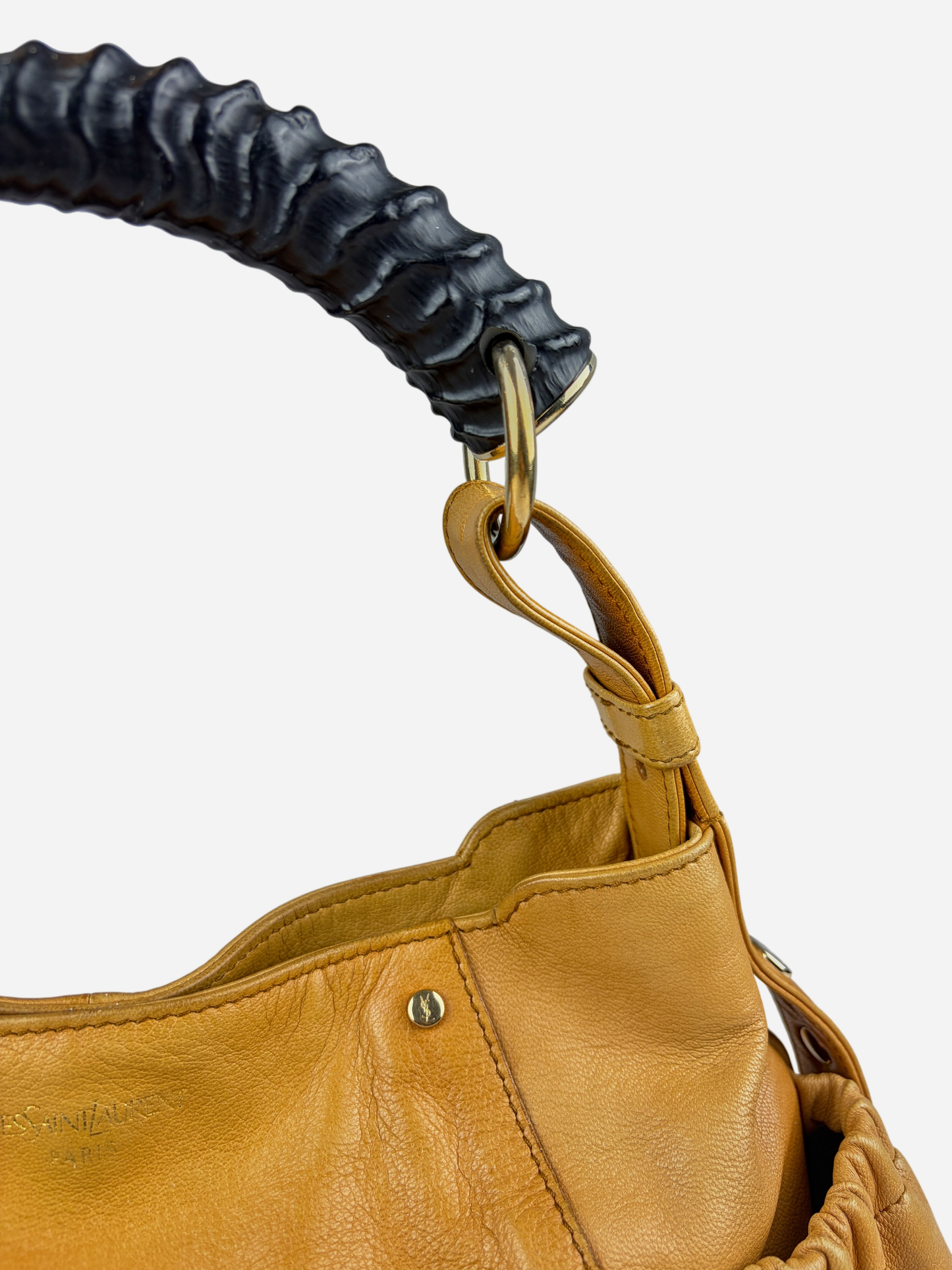Yves Saint Laurent Yellow Leather Mala Mala Mombasa