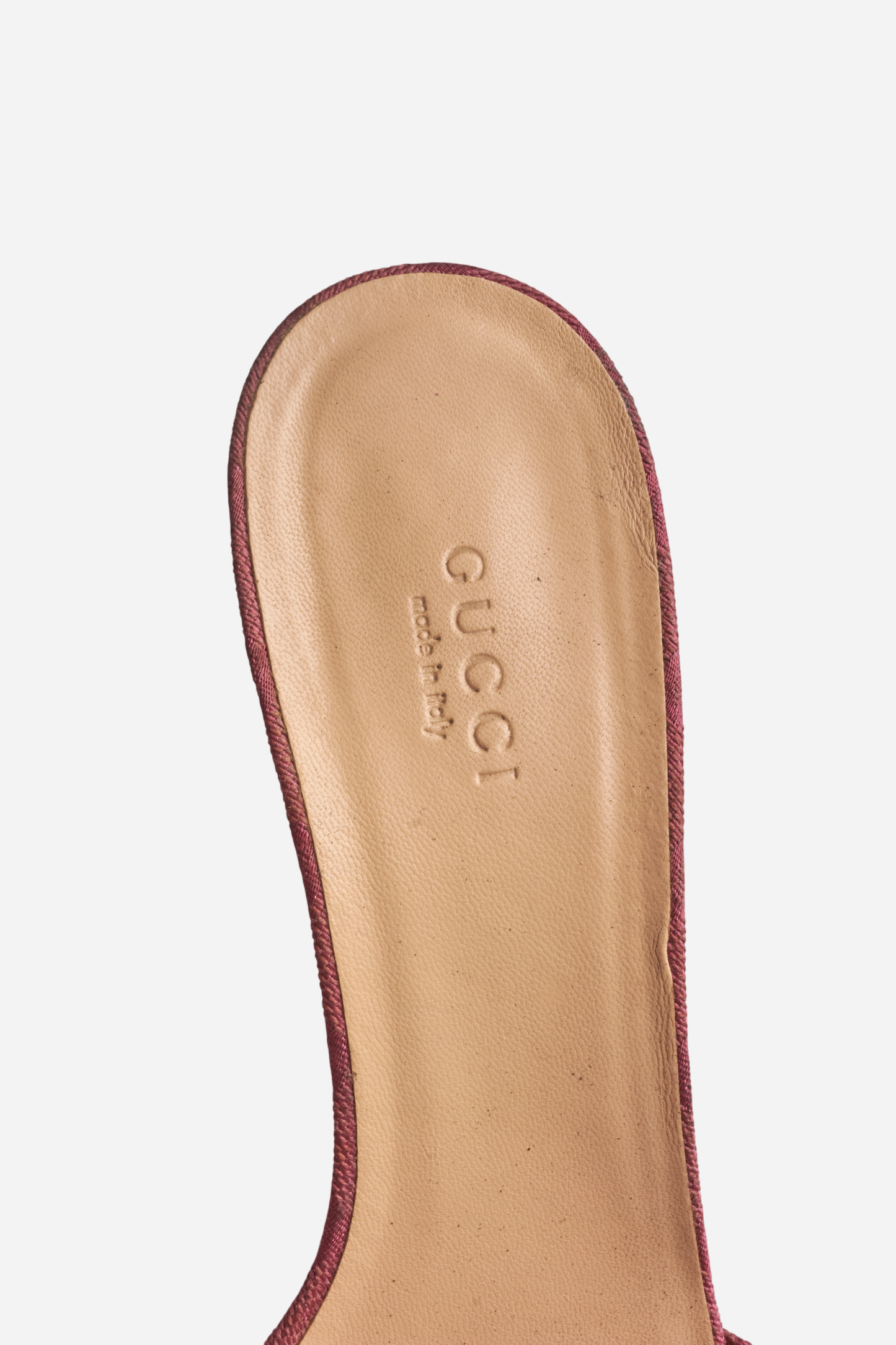 Gucci Pink Monogram Heels