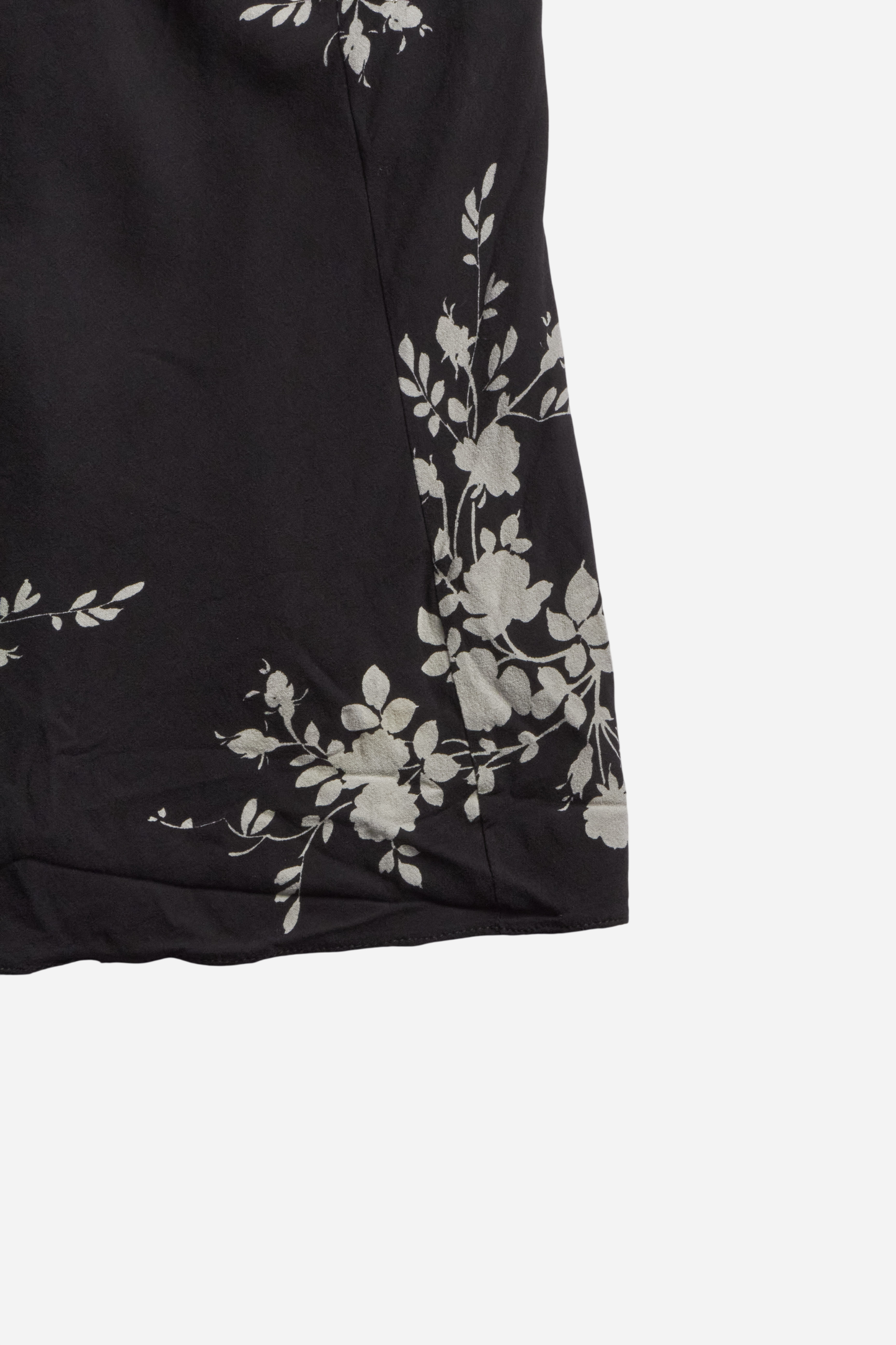 Dolce & Gabbana S/S02 Black Flower Print Top