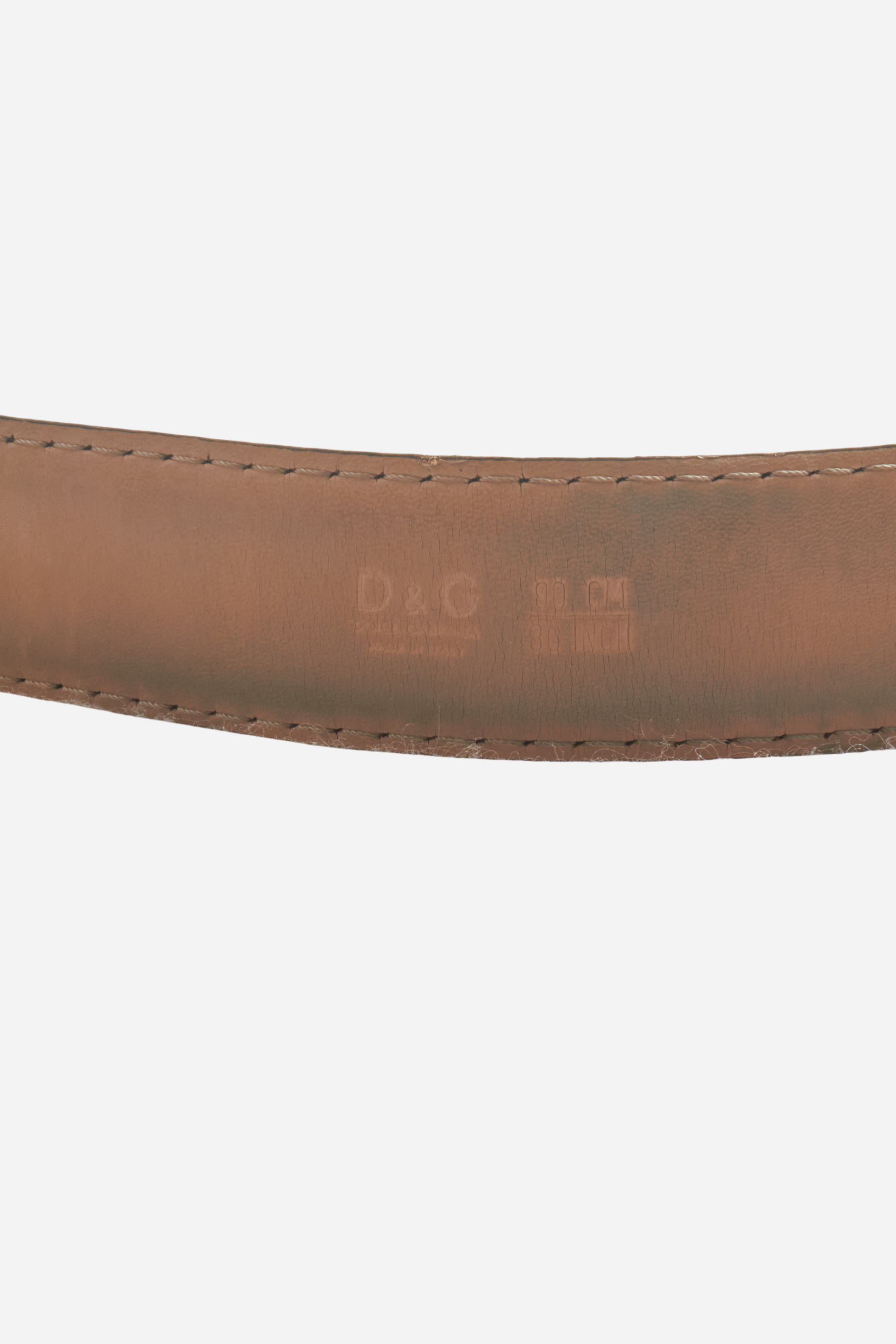 Dolce & Gabbana Brown Leather Belt