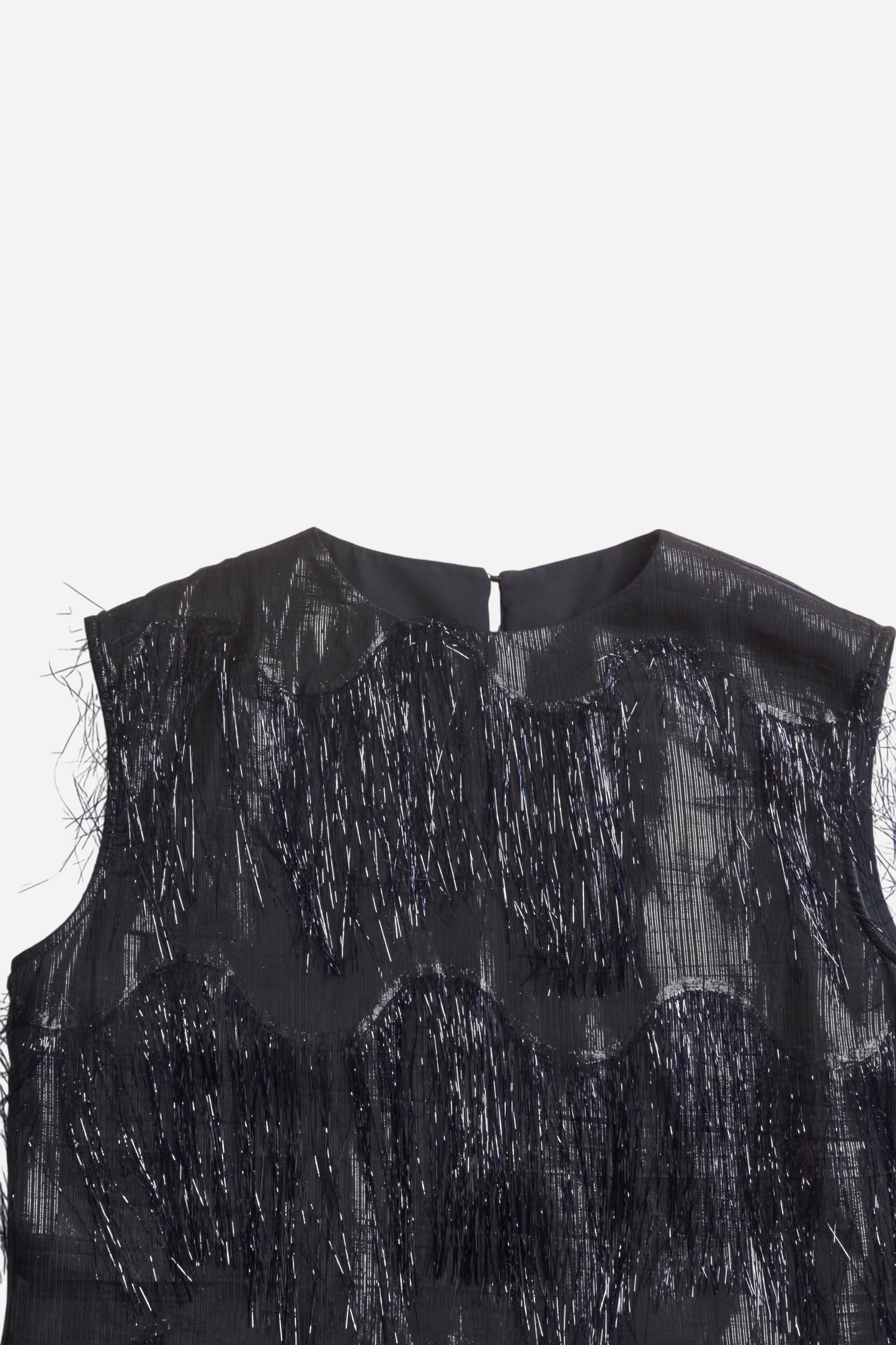 Maison Margiela 2011 Black Fringe Dress