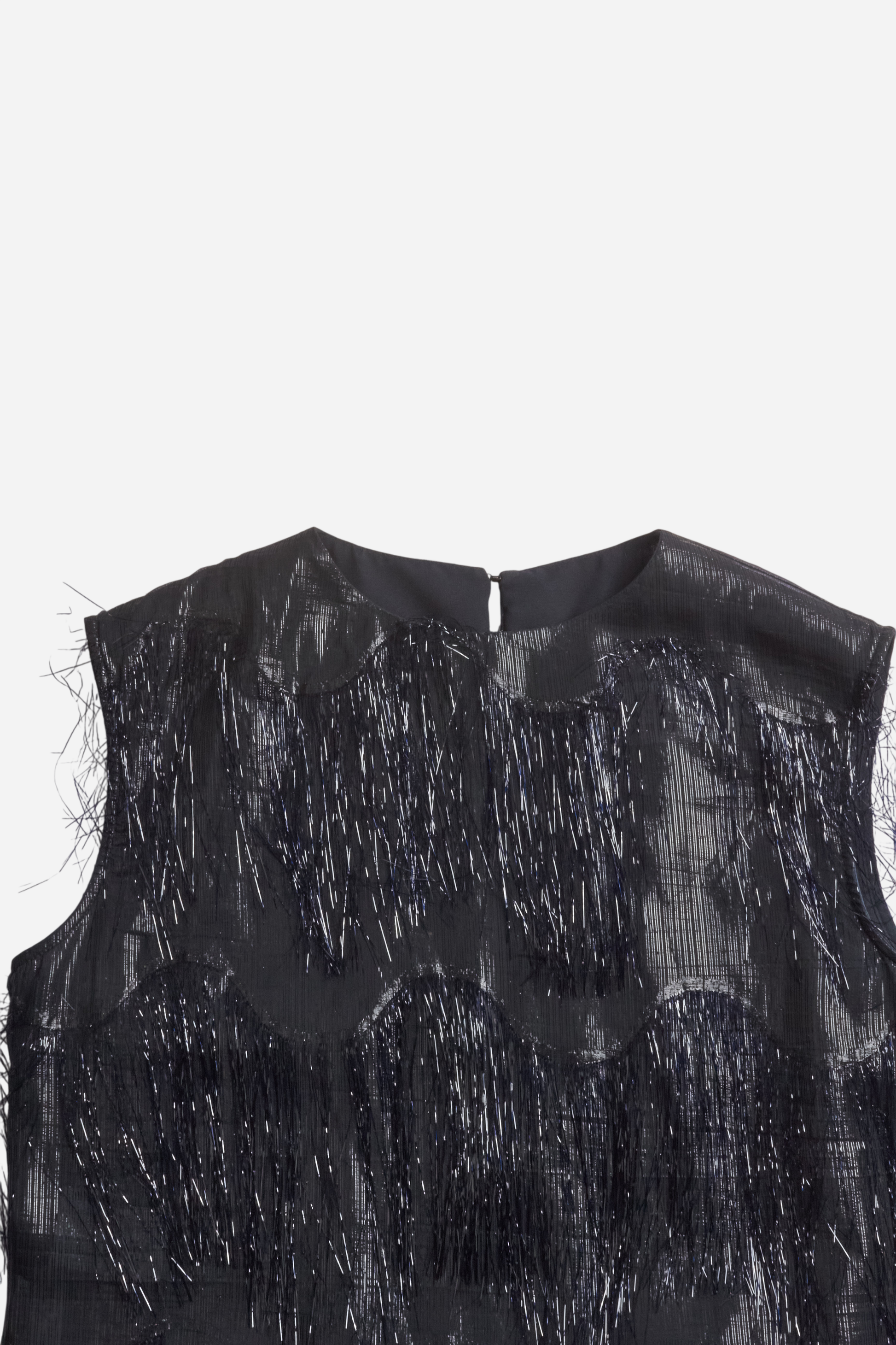 Maison Margiela 2011 Black Fringe Dress