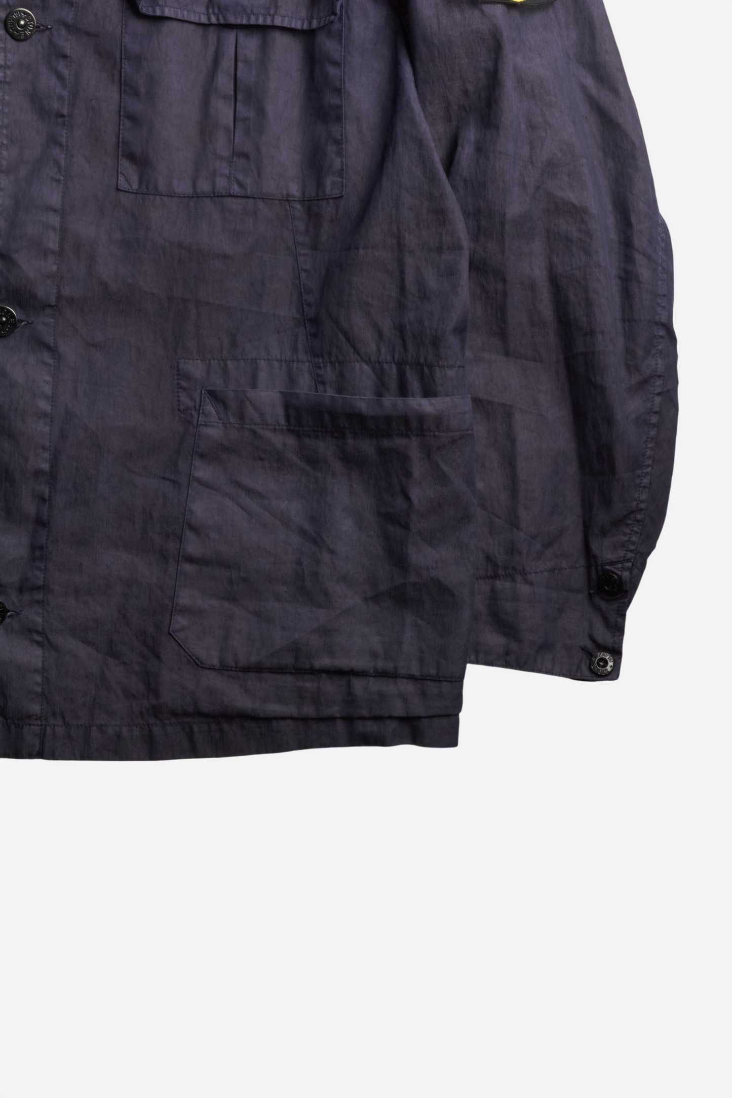 Stone Island Blue Mesh Badge Jacket